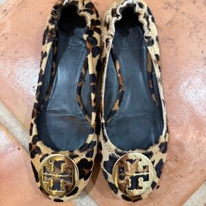 Tory Burch Cheetah CLAIRE BALLET 8M